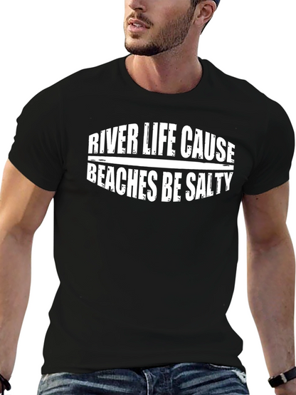 River Life Beaches Salty Graphic Tee