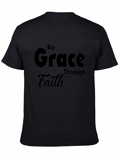By Grace Through Faith Black T-Shirt