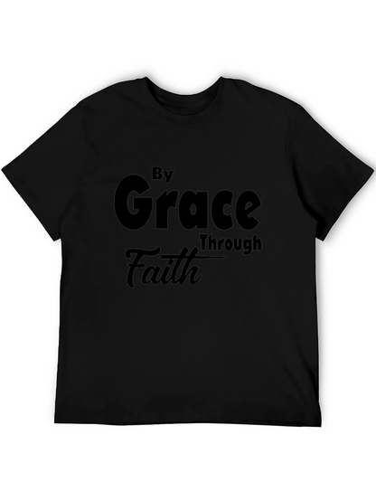 By Grace Through Faith Black T-Shirt