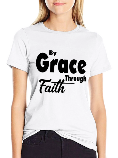 By Grace Through Faith Black T-Shirt