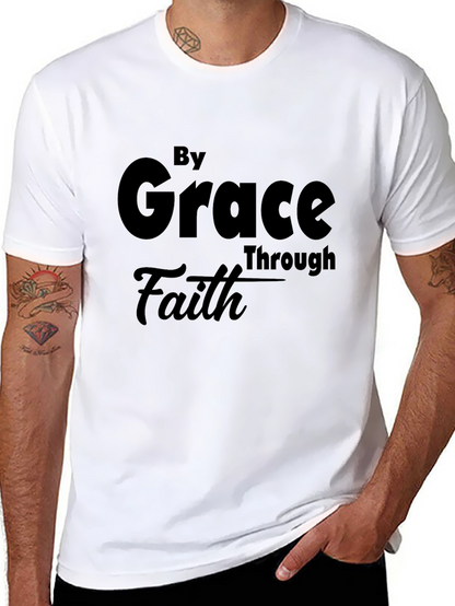 By Grace Through Faith Black T-Shirt