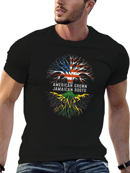 American Grown Jamaican Roots T-Shirt