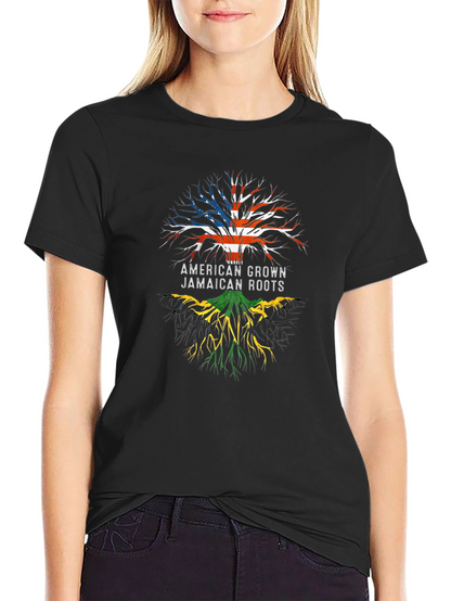 American Grown Jamaican Roots T-Shirt