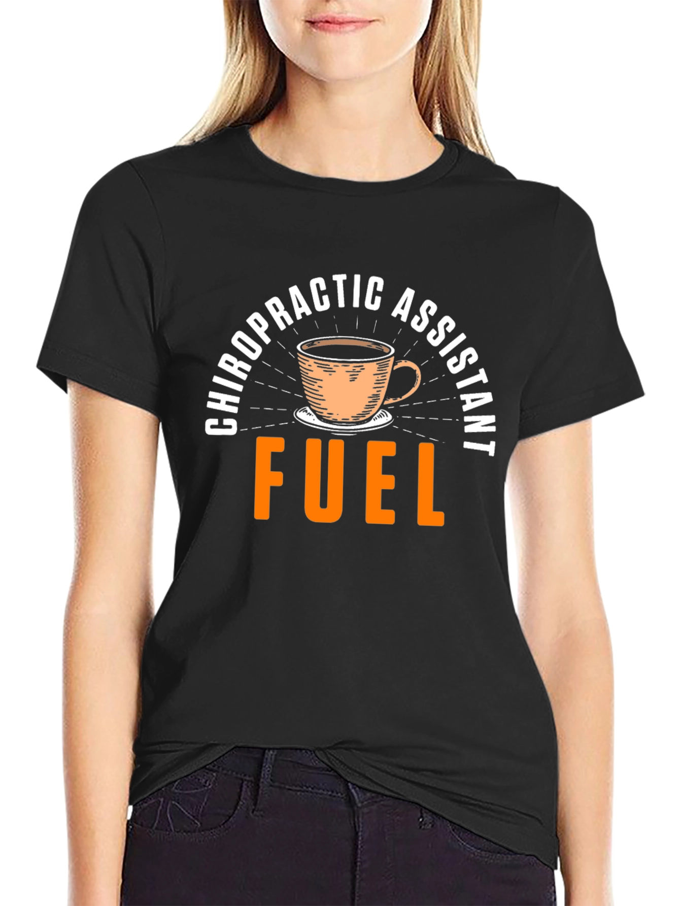 Chiropractic Assistant Fuel T-Shirt - Coffee Design