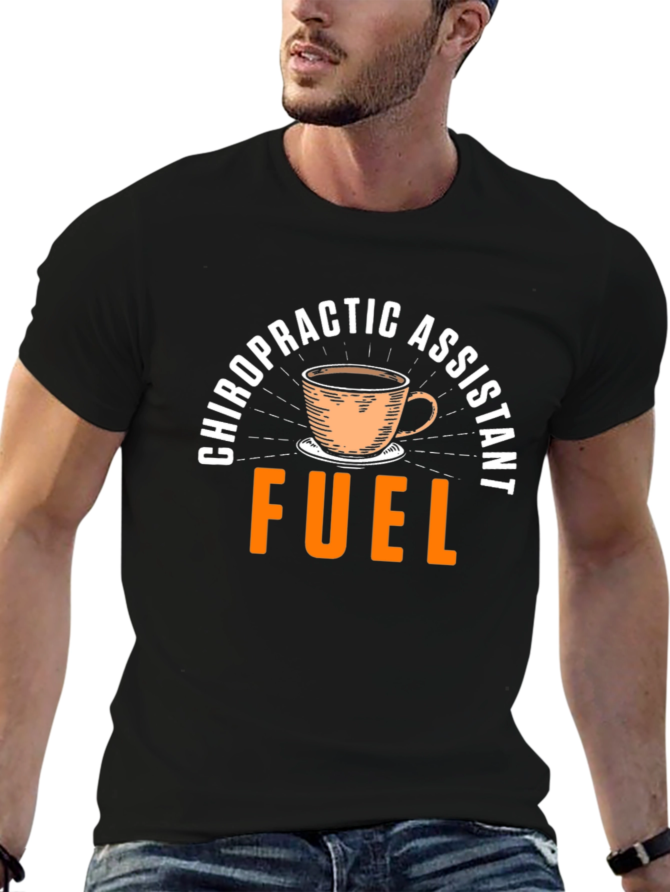 Chiropractic Assistant Fuel T-Shirt - Coffee Design