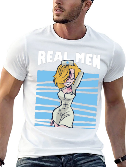 Real Men Nurse Graphic T-Shirt