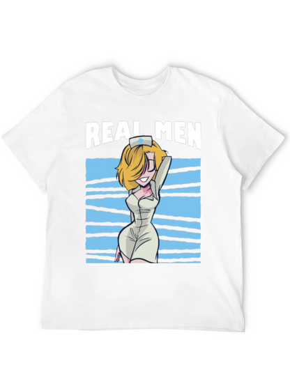 Real Men Nurse Graphic T-Shirt