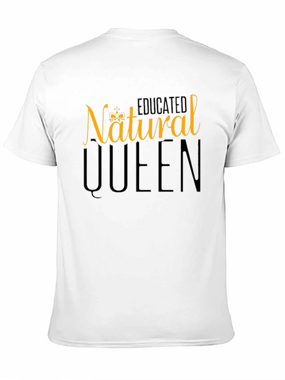 Natural Queen Graphic Tee - Black