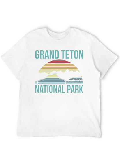 Grand Teton National Park T-Shirt Retro Style