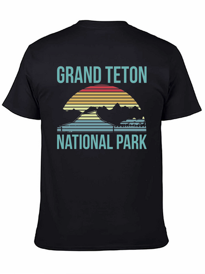 Grand Teton National Park T-Shirt Retro Style