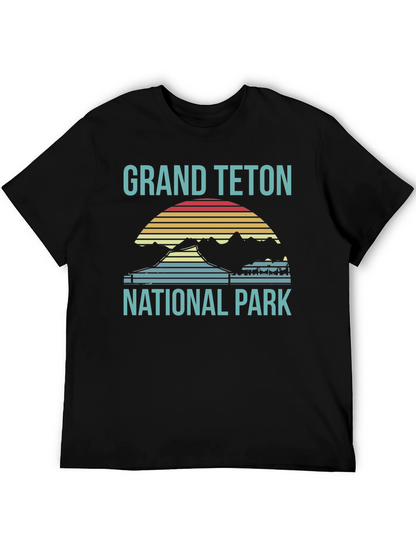 Grand Teton National Park T-Shirt Retro Style