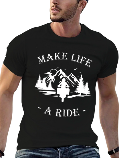 Make Life a Ride Graphic T-Shirt