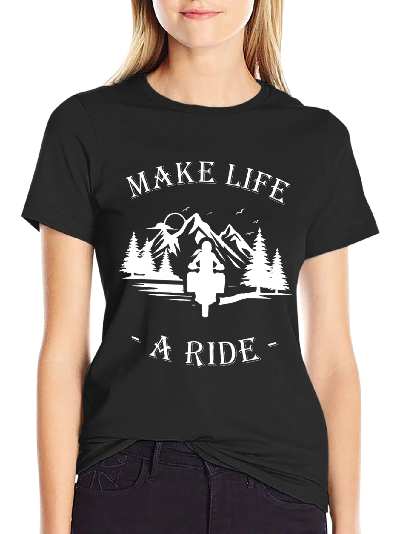 Make Life a Ride Graphic T-Shirt