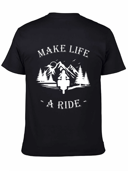 Make Life a Ride Graphic T-Shirt