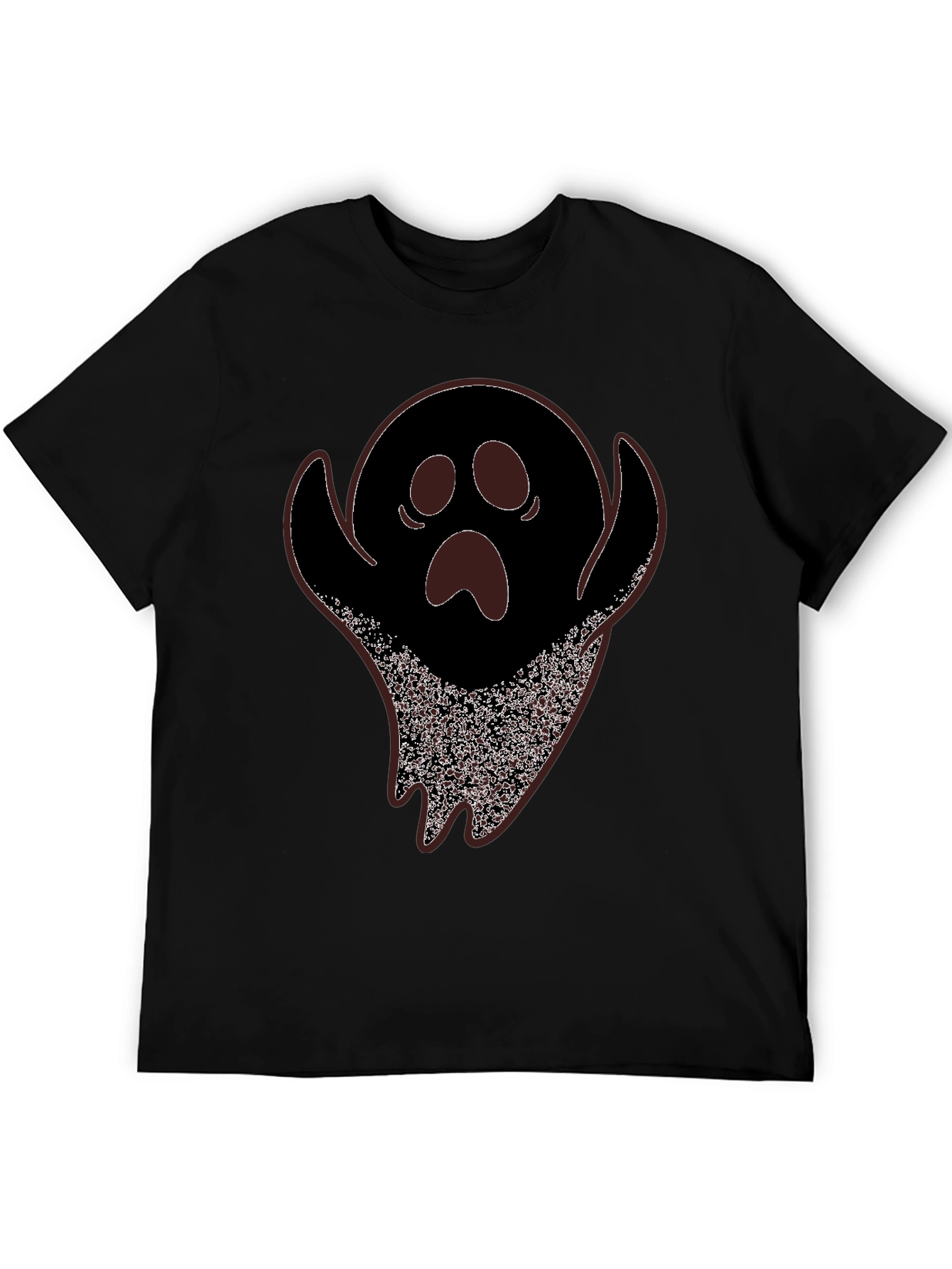 Spooky Ghost Graphic Tee - Halloween T-Shirt