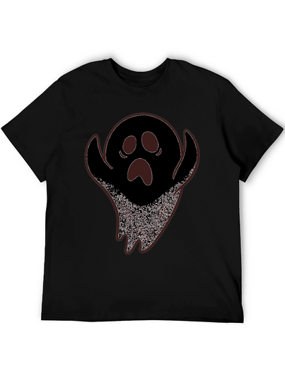 Spooky Ghost Graphic Tee - Halloween T-Shirt