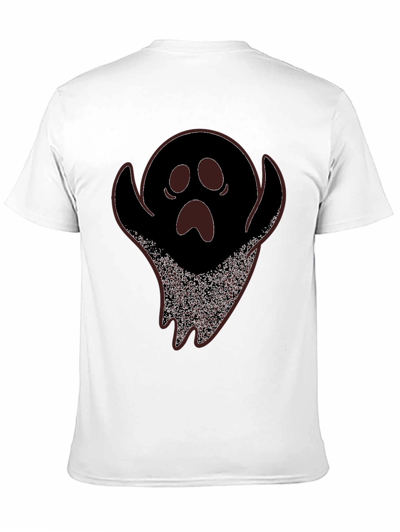 Spooky Ghost Graphic Tee - Halloween T-Shirt