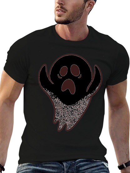 Spooky Ghost Graphic Tee - Halloween T-Shirt