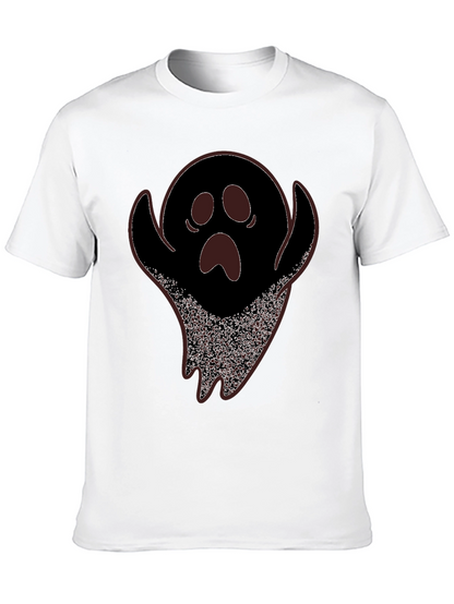 Spooky Ghost Graphic Tee - Halloween T-Shirt