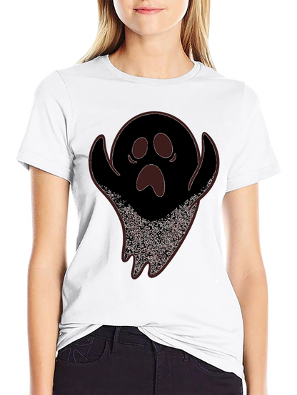 Spooky Ghost Graphic Tee - Halloween T-Shirt
