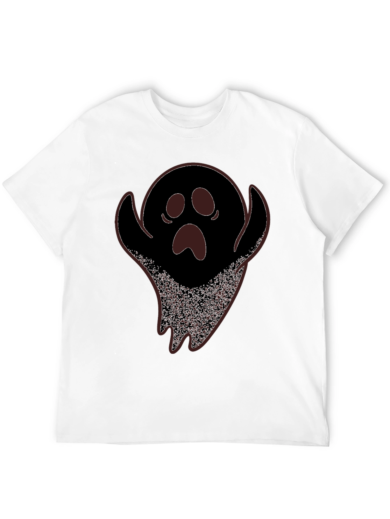 Spooky Ghost Graphic Tee - Halloween T-Shirt