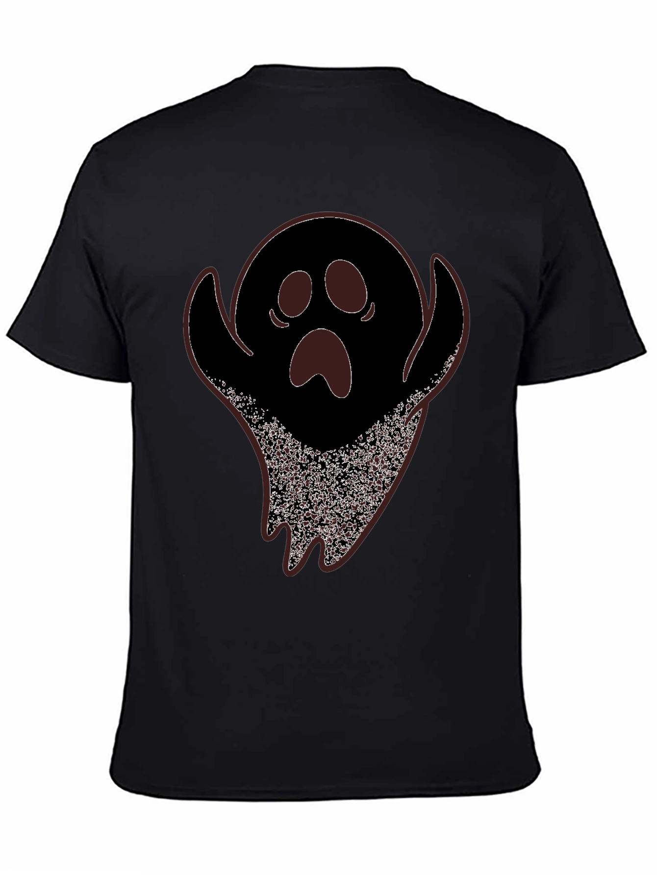 Spooky Ghost Graphic Tee - Halloween T-Shirt