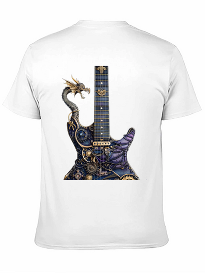 Dragon Gear Guitar Graphic Tee - Black