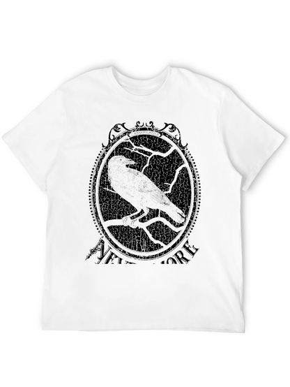 Raven Graphic Print Tee - Black