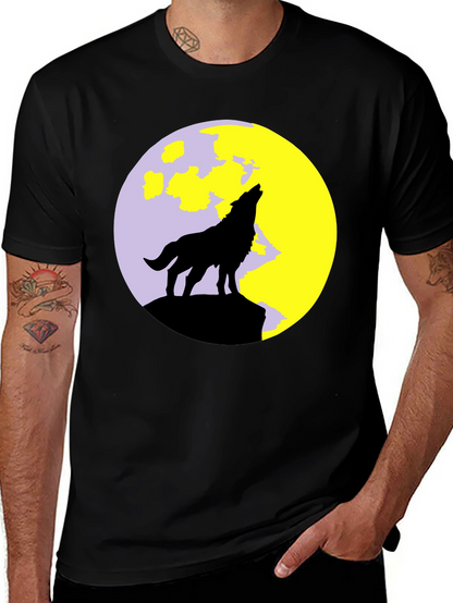 Wolf Moon Black T-Shirt