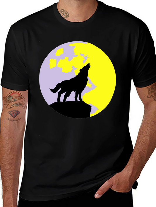 Wolf Moon Black T-Shirt