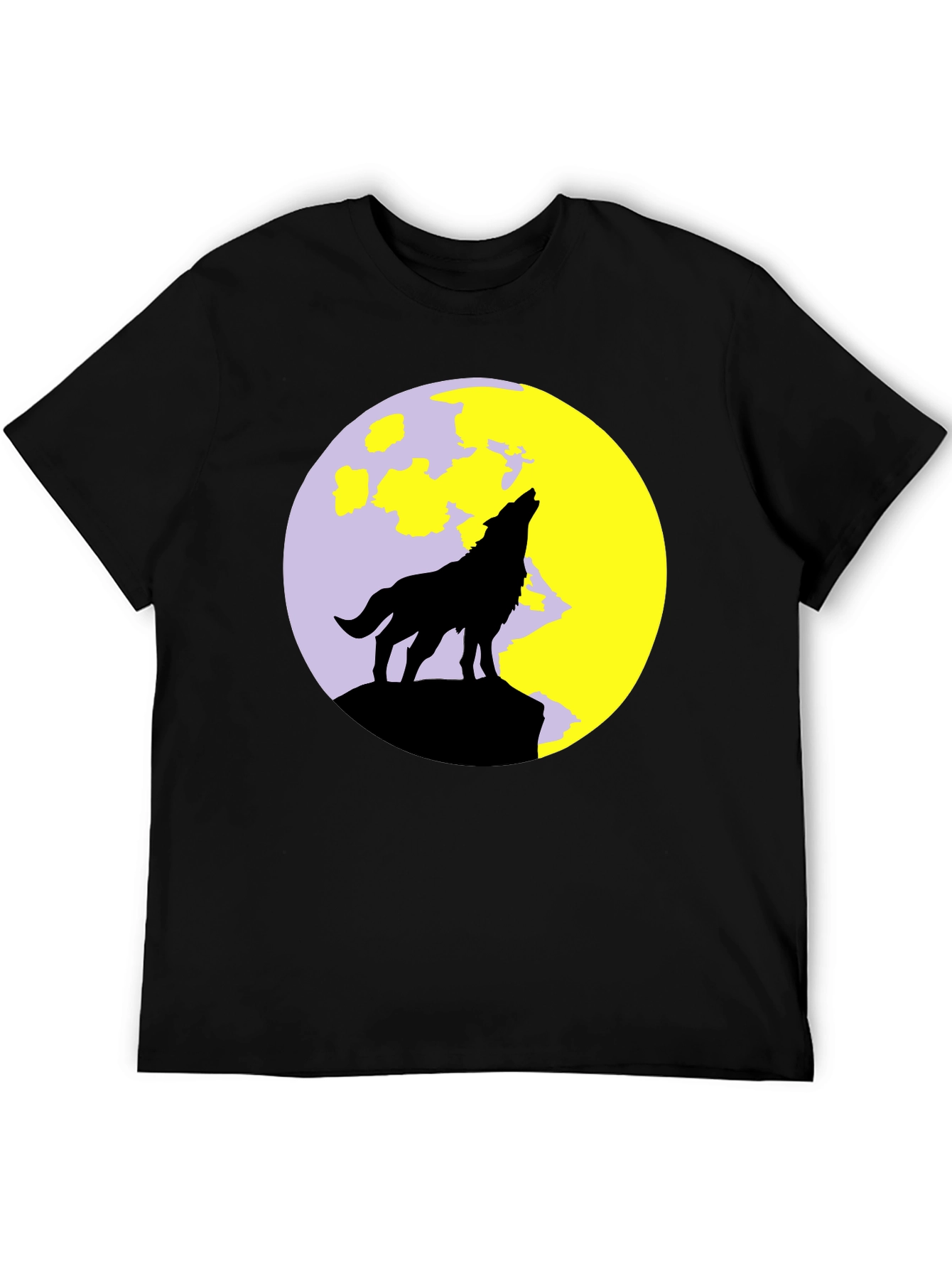 Wolf Moon Black T-Shirt