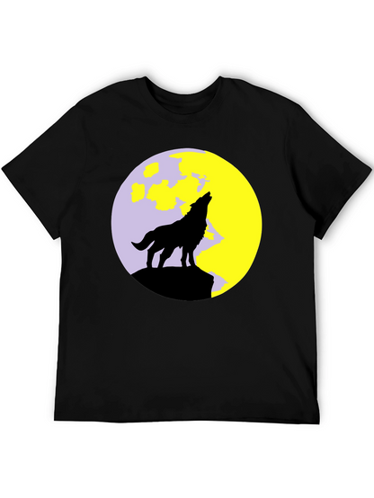 Wolf Moon Black T-Shirt
