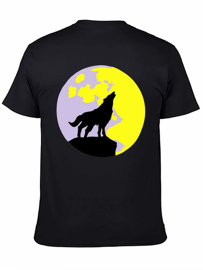 Wolf Moon Black T-Shirt