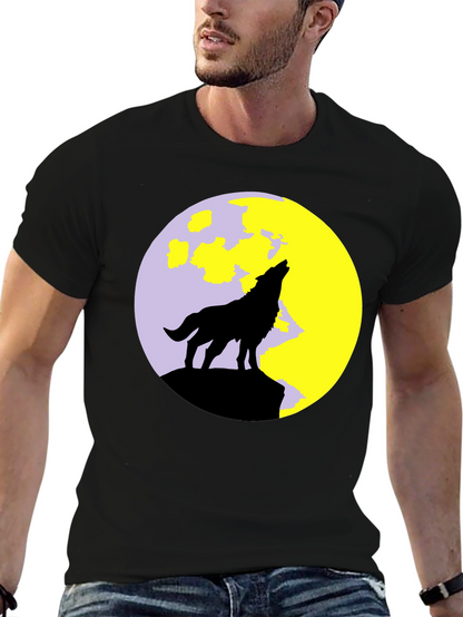 Wolf Moon Black T-Shirt