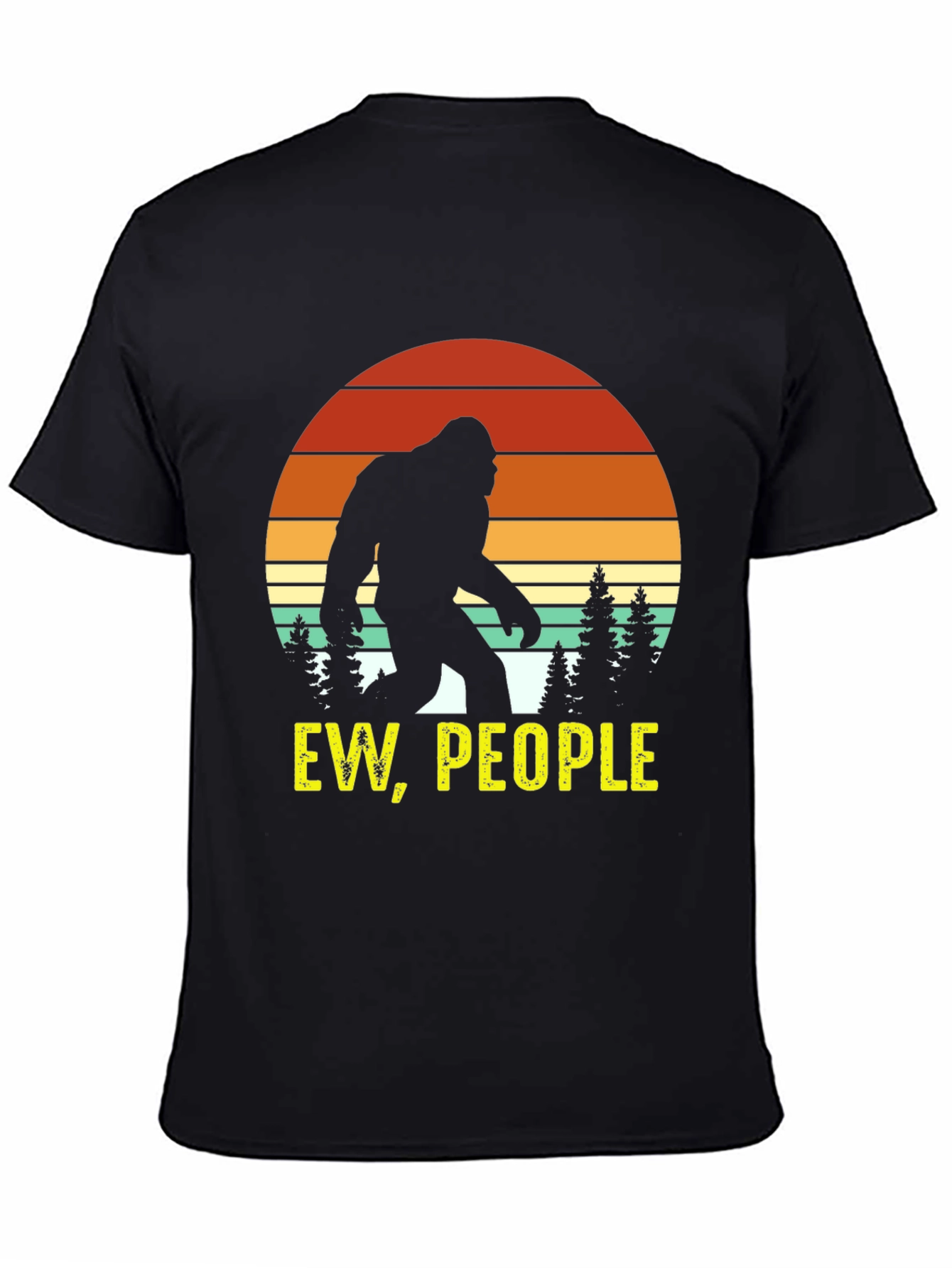 Ew People Bigfoot Silhouette Graphic Tee