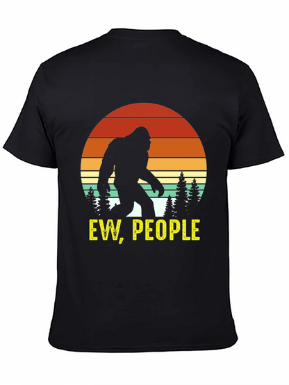 Ew People Bigfoot Silhouette Graphic Tee