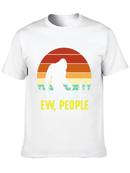 Ew People Bigfoot Silhouette Graphic Tee
