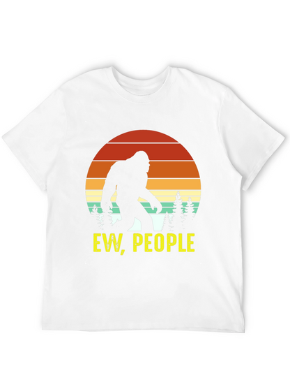 Ew People Bigfoot Silhouette Graphic Tee