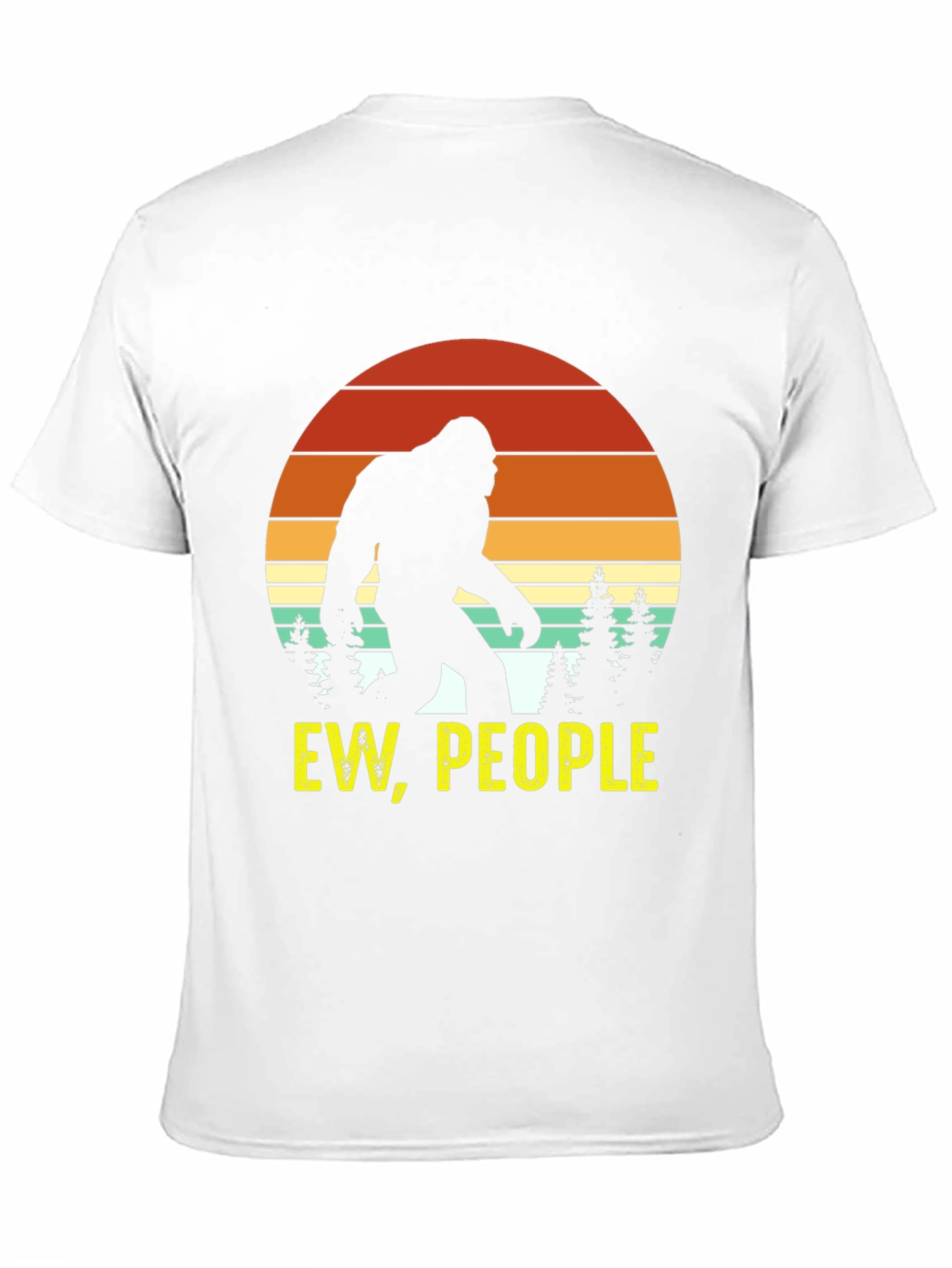 Ew People Bigfoot Silhouette Graphic Tee