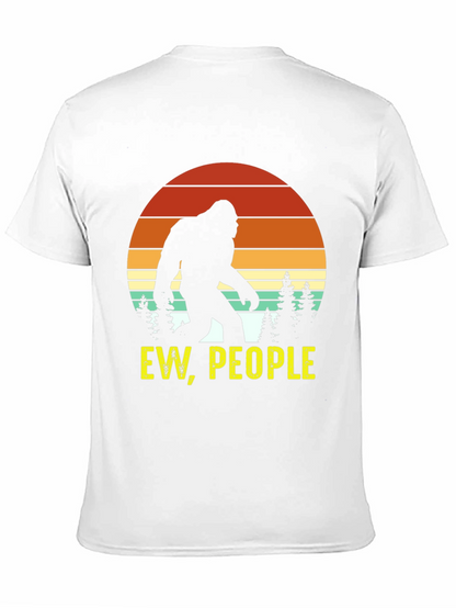 Ew People Bigfoot Silhouette Graphic Tee