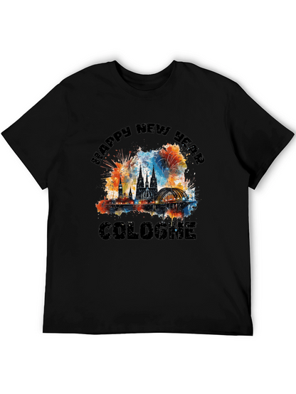 Cologne Happy New Year Graphic T-Shirt