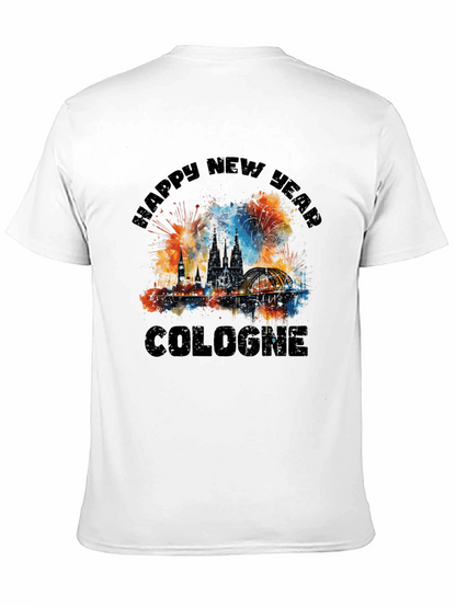 Cologne Happy New Year Graphic T-Shirt