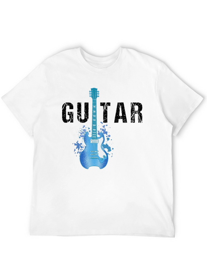 Guitar Graphic T-Shirt - Rock Star Style Tee