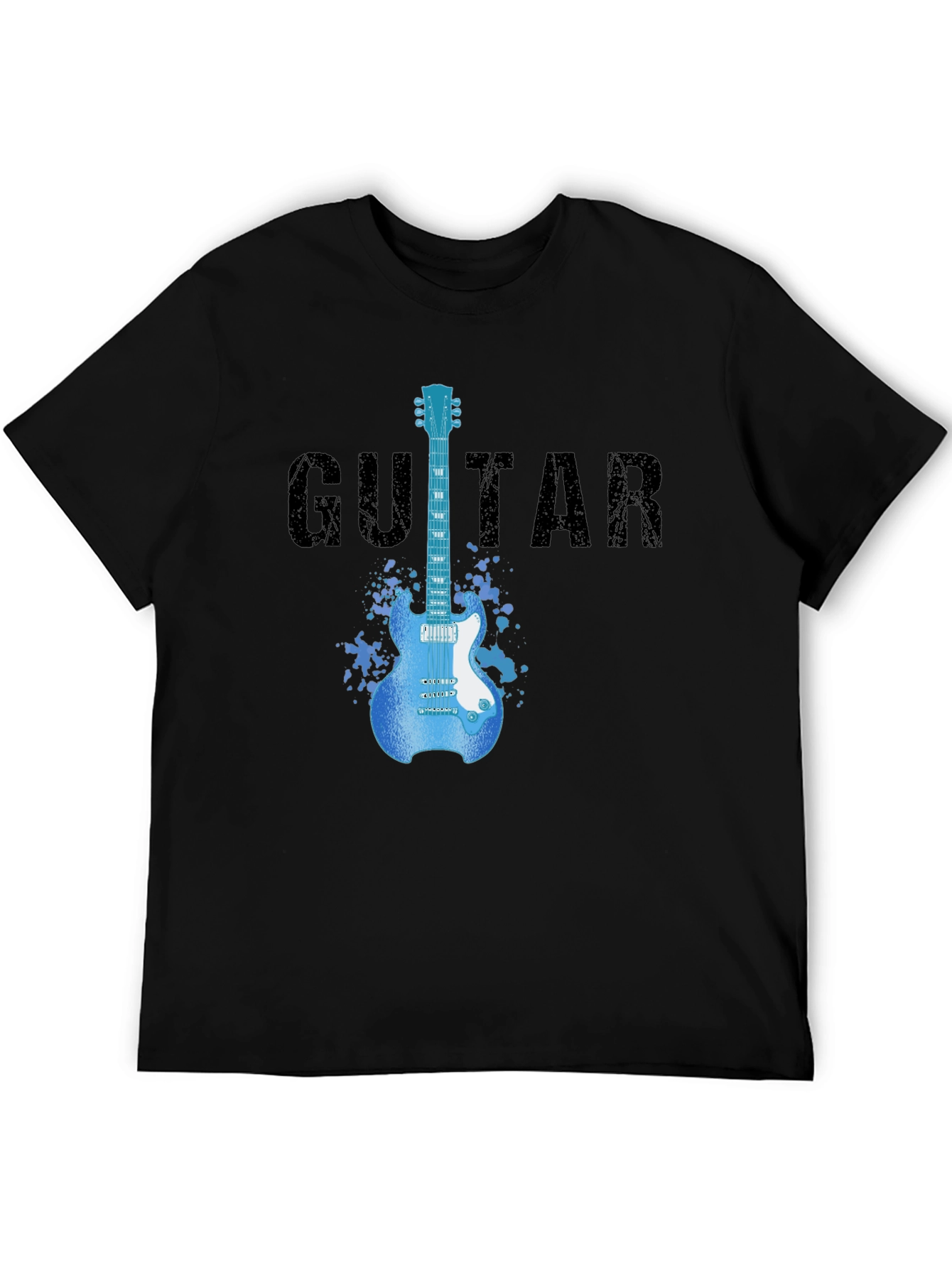 Guitar Graphic T-Shirt - Rock Star Style Tee
