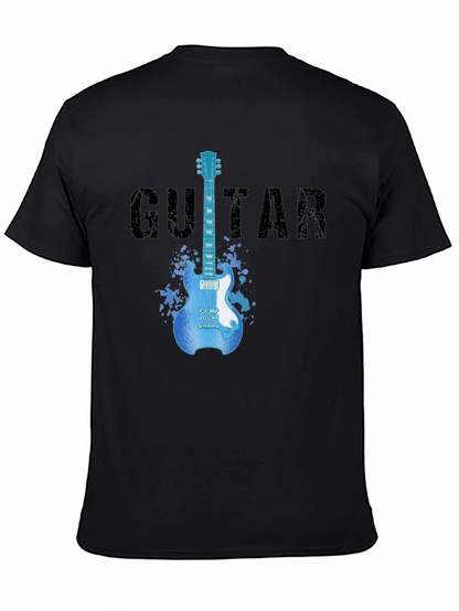 Guitar Graphic T-Shirt - Rock Star Style Tee