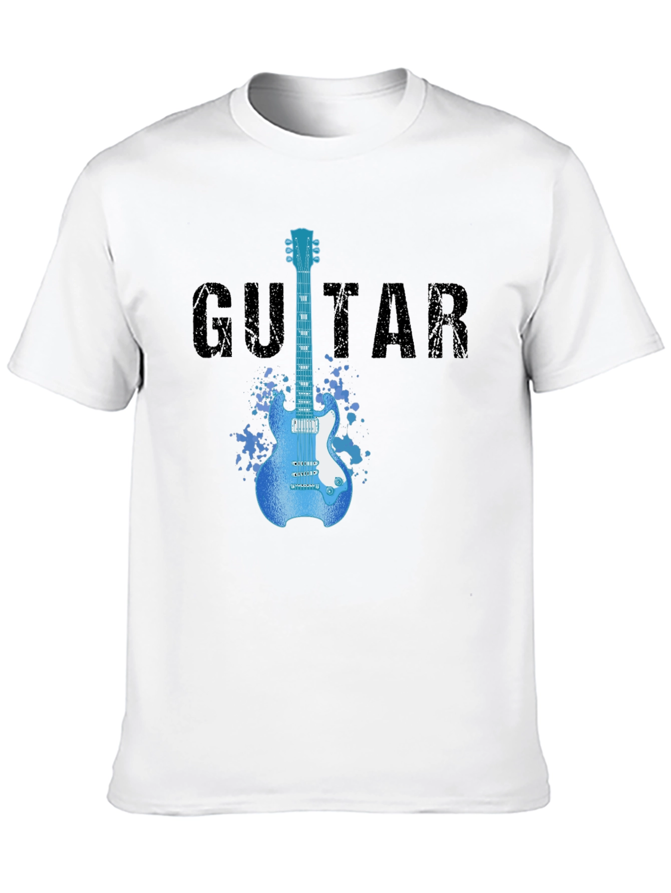 Guitar Graphic T-Shirt - Rock Star Style Tee
