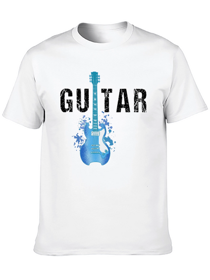 Guitar Graphic T-Shirt - Rock Star Style Tee