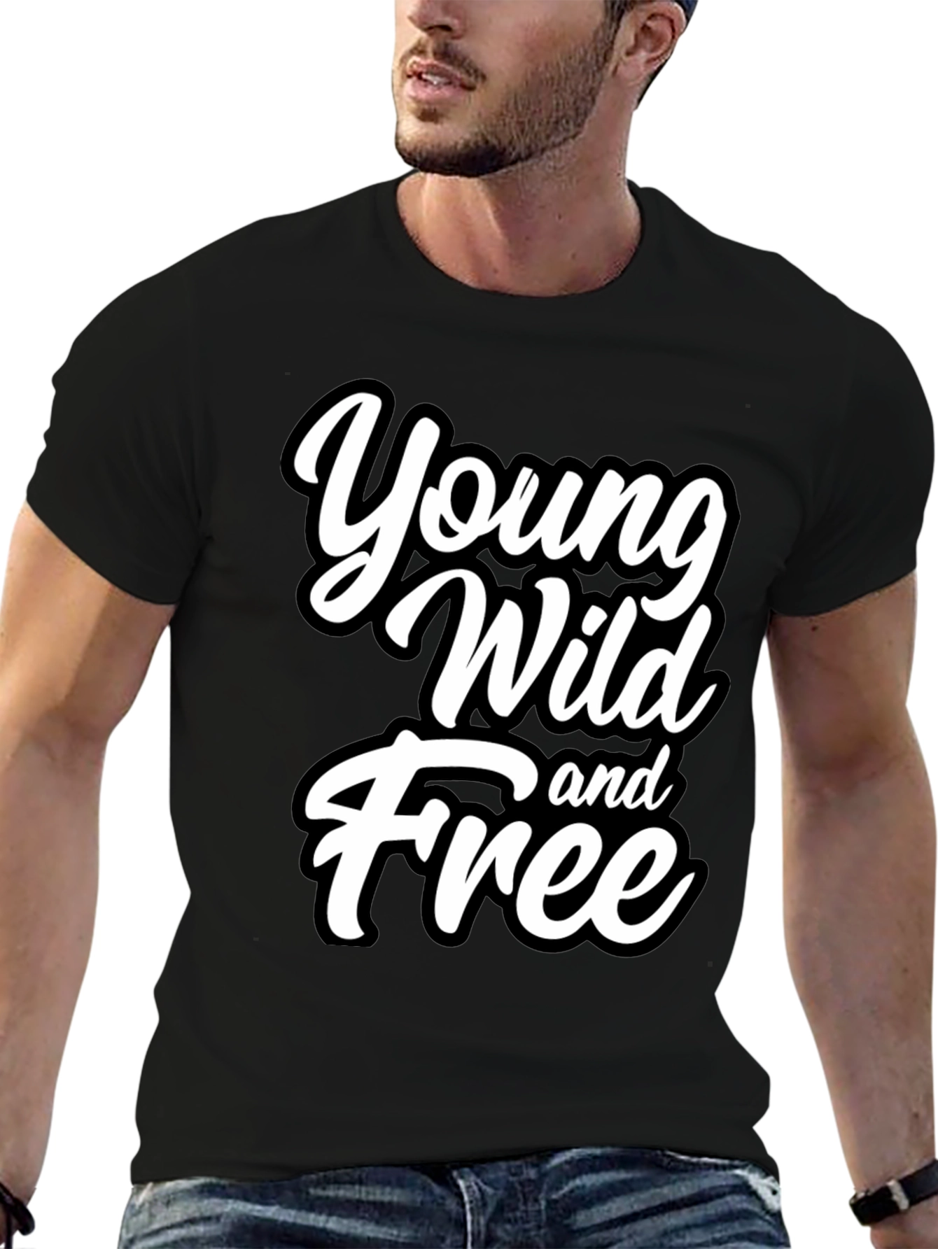 Young Wild & Free Graphic T-Shirt