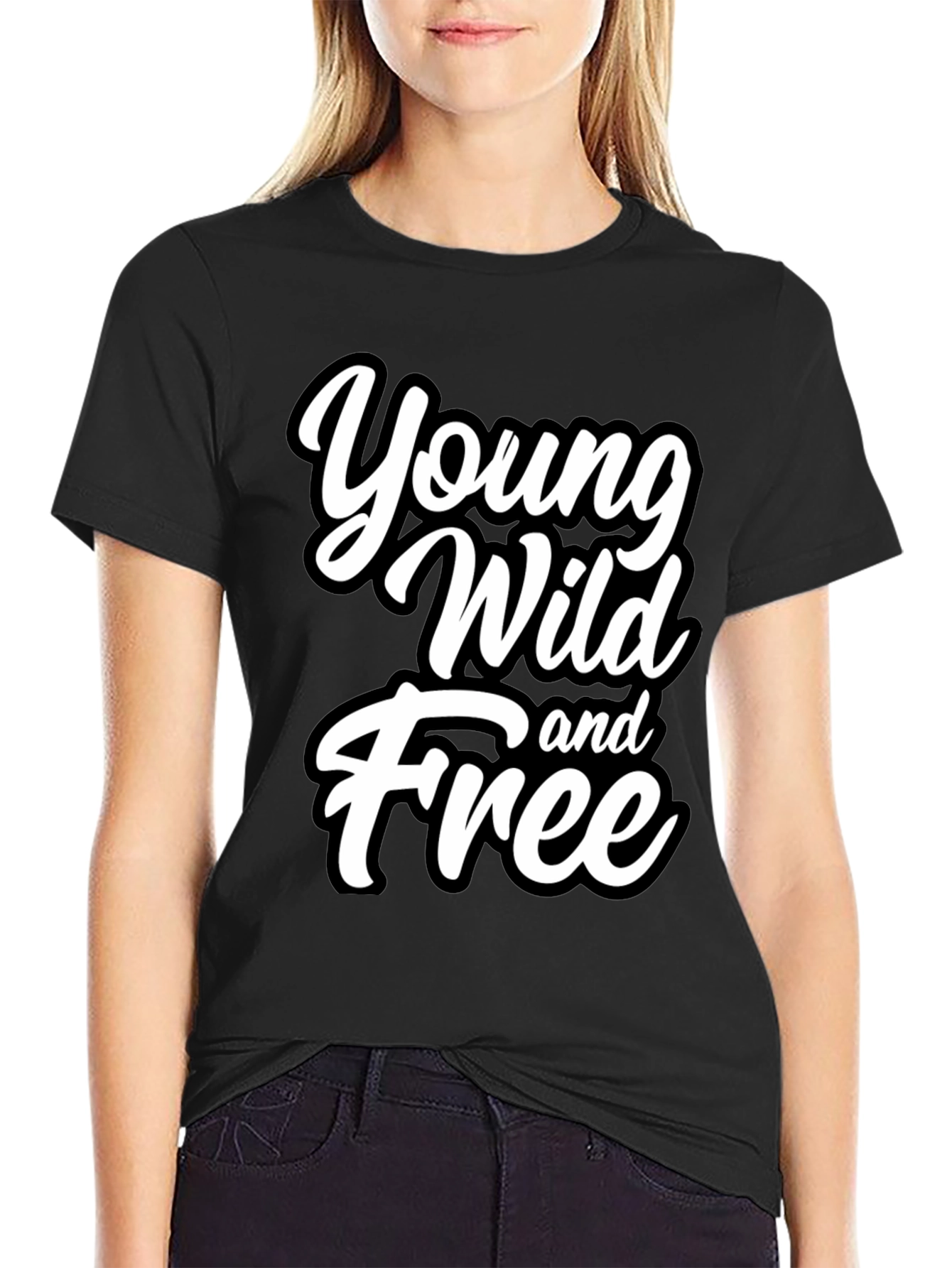Young Wild & Free Graphic T-Shirt