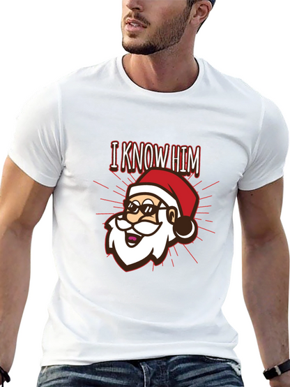 I Know Him Santa Graphic T-Shirt